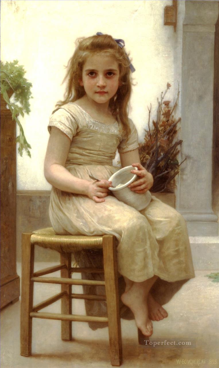Le gouter Realism William Adolphe Bouguereau Oil Paintings